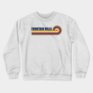 Fountain Hills Arizona horizontal sunset Crewneck Sweatshirt